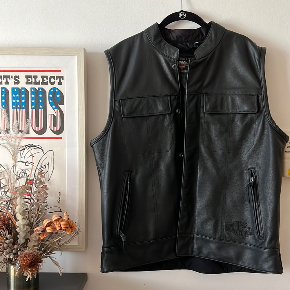 Harley Davidson Leather Vest